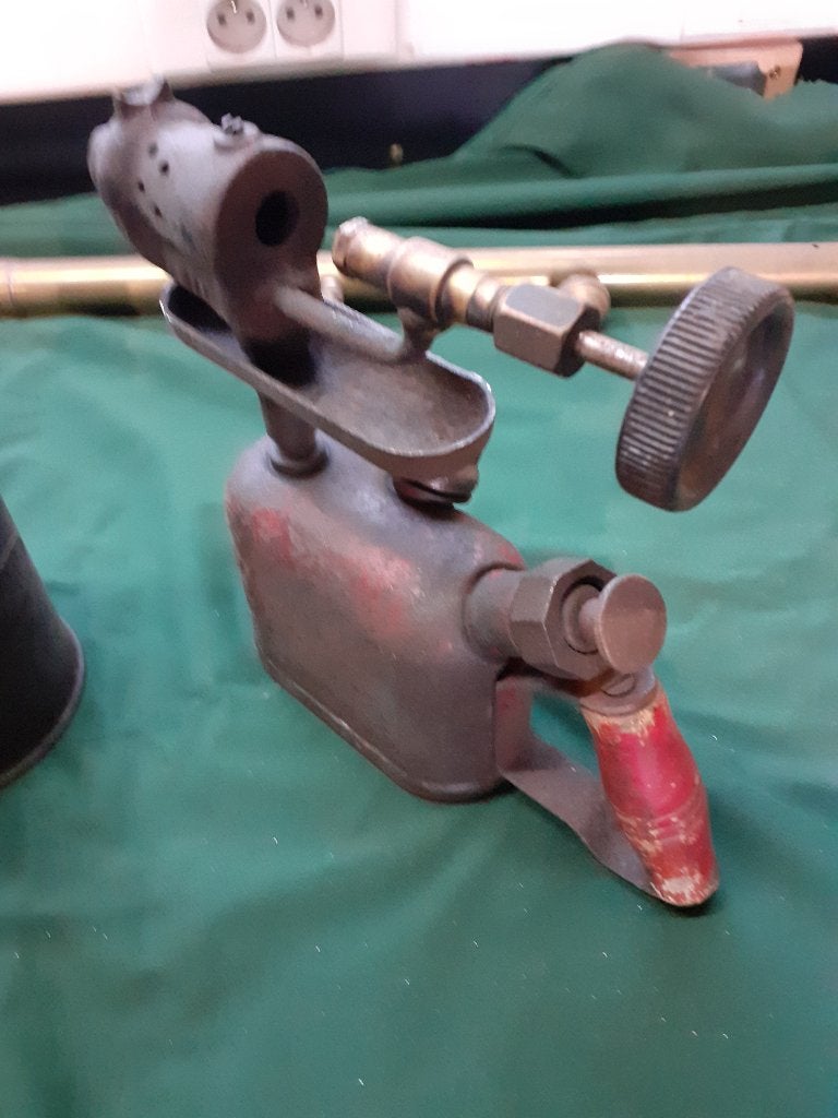 koperen benzinebrander nr2, Antiek en Kunst, Ophalen