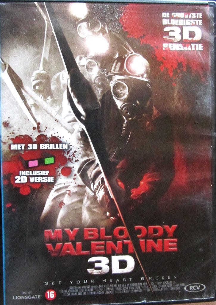 DVD HORROR- MY BLOODY VALENTINE 3D, Cd's en Dvd's, Dvd's | Horror, Engels, Nederlands, Ophalen of Verzenden, Zo goed als nieuw