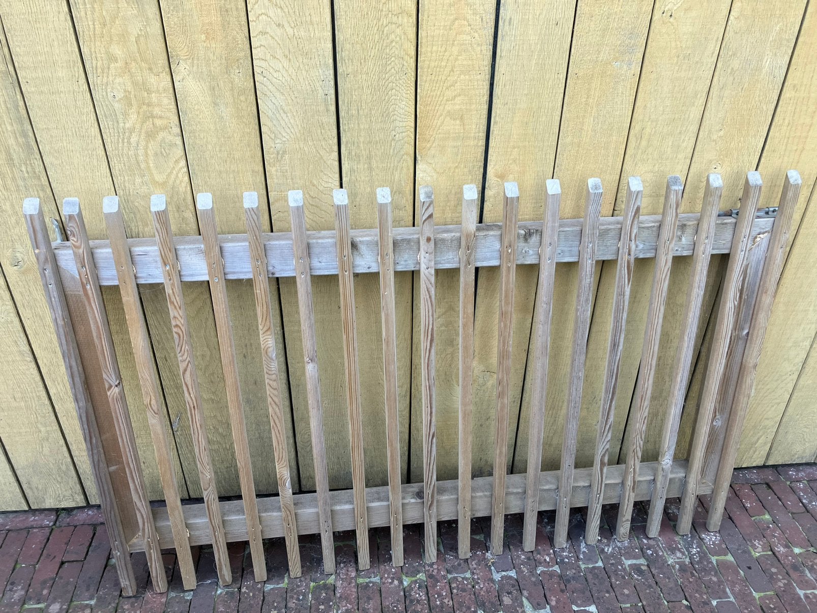 Clôture de jardin en bois, Jardin & Terrasse, Enlèvement, Utilisé, Bois, Porte du jardin