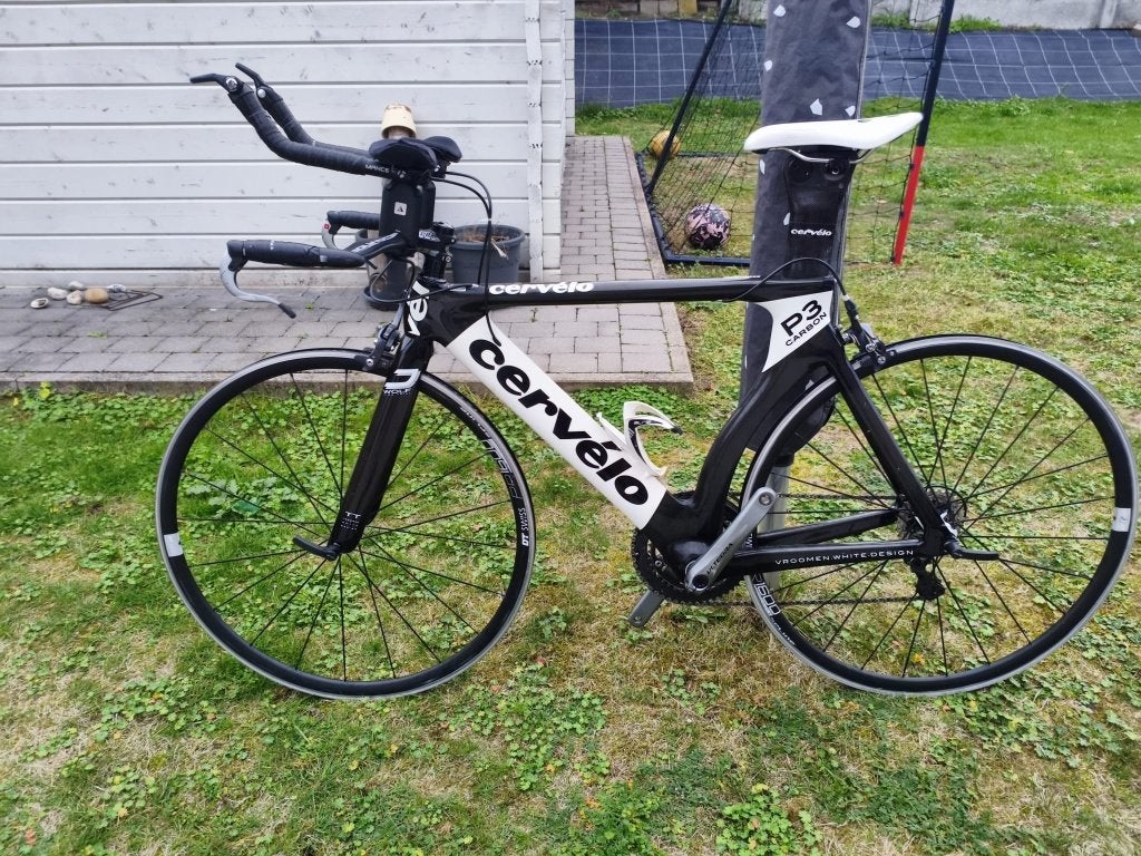 Cervelo P3, Gebruikt, Carbon, 49 tot 53 cm, 15 tot 20 versnellingen