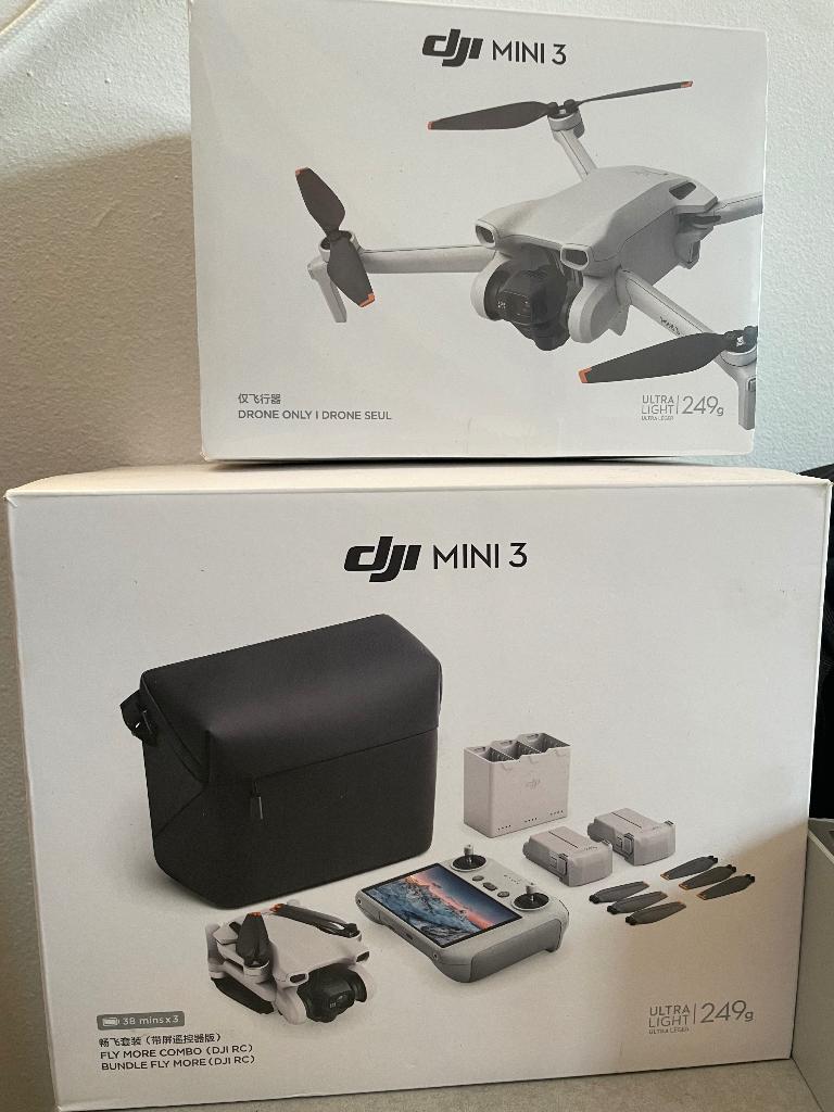 DJI MINI 3 (refurbished, in verpakking), Drone avec caméra, Moins de 250 g, Reconditionné, 5 à 10 km