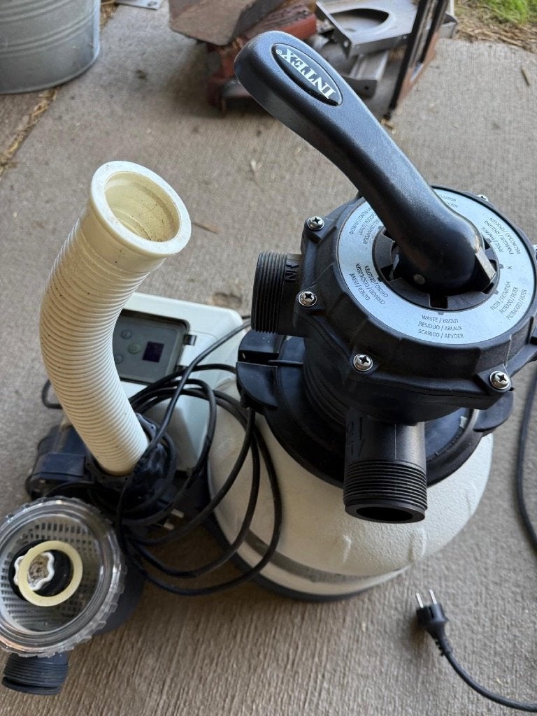Zwembad warmtepomp + filter + UV filter, Tuin en Terras, Ophalen, Gebruikt, Zwembadpomp