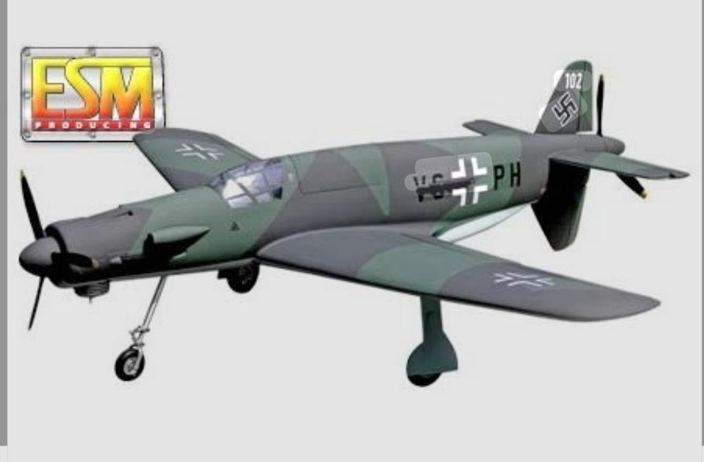 Nieuwe Dornier 335 ESM + elektrische uitschuifbare trein, Hobby en Vrije tijd, Ophalen