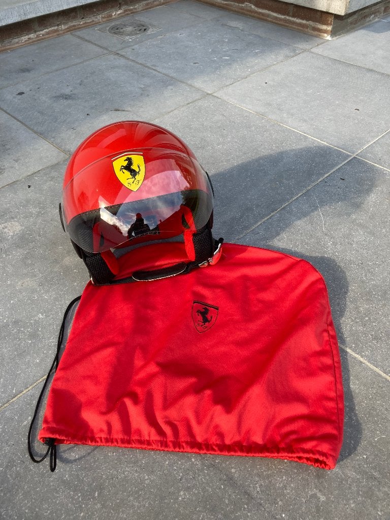Helm Ferrari, Motoren, Ophalen, Tweedehands, L, Jethelm