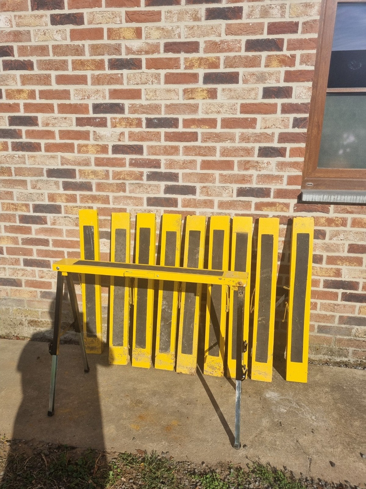 10 trèteaux, Bricolage & Construction, Enlèvement, Utilisé, Pliable ou rétractable/escamotable, Moins de 2 mètres