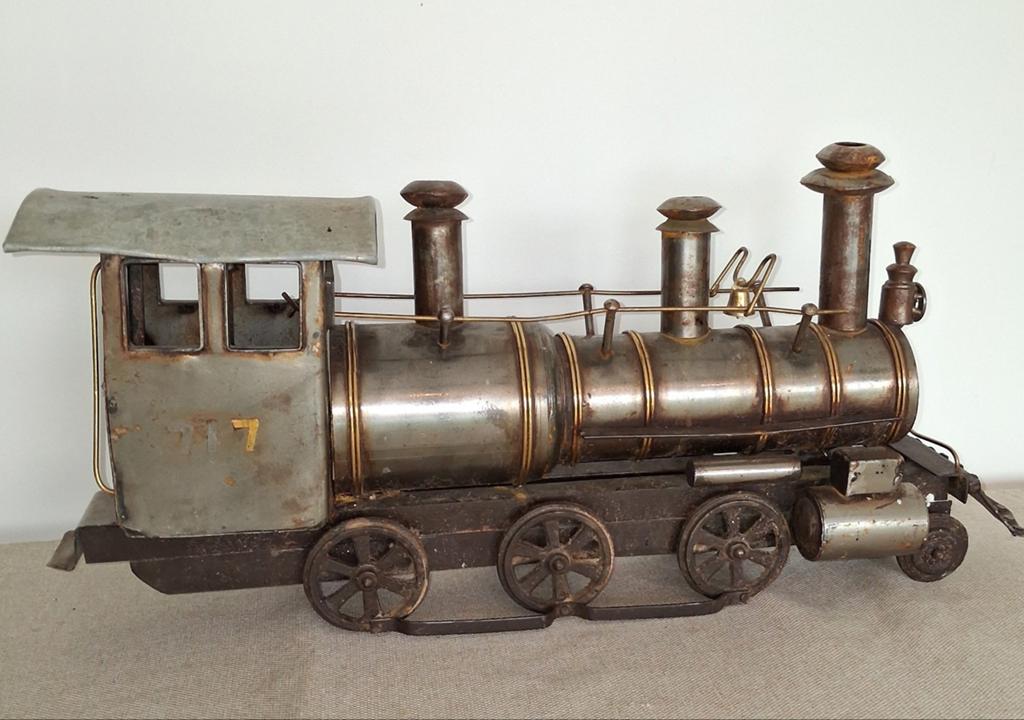 Grande locomotive miniature en métal, Collections, Trains & Trams, Enlèvement