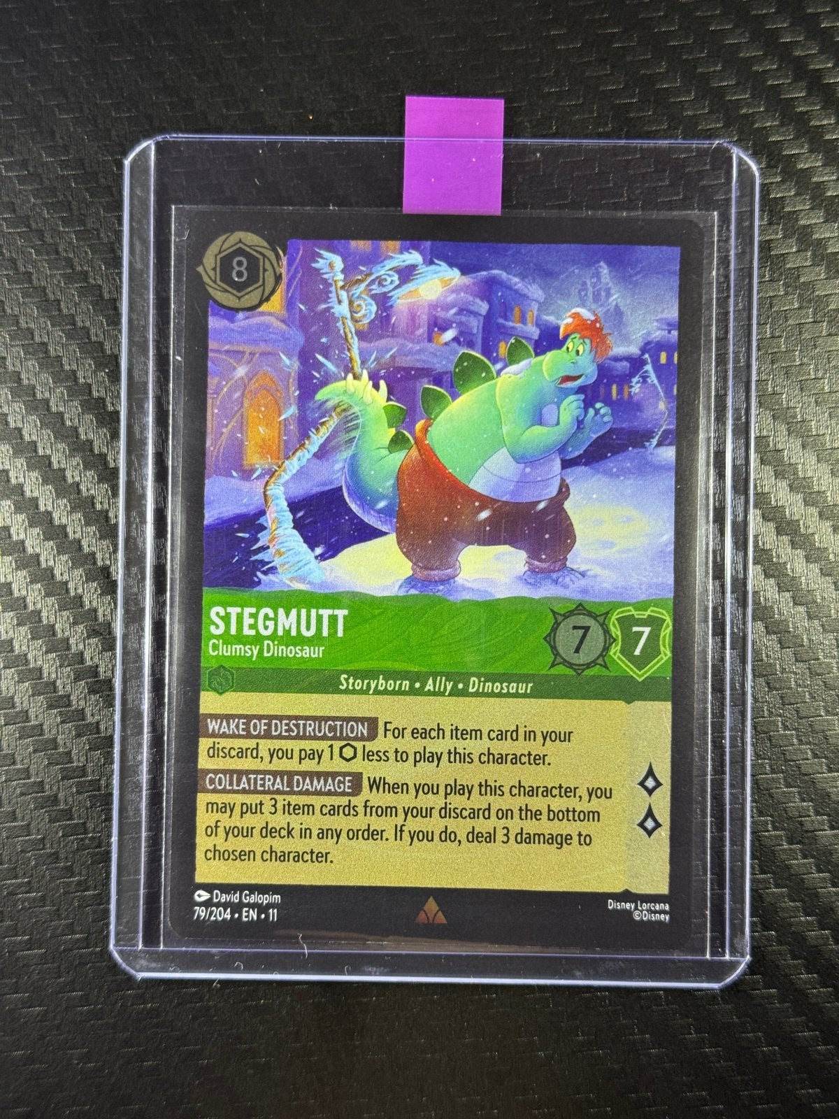 Stegmutt | Holo | Darkwing Duck | Jeu d'hiver | #79 /204, Envoi, Neuf, Cartes en vrac