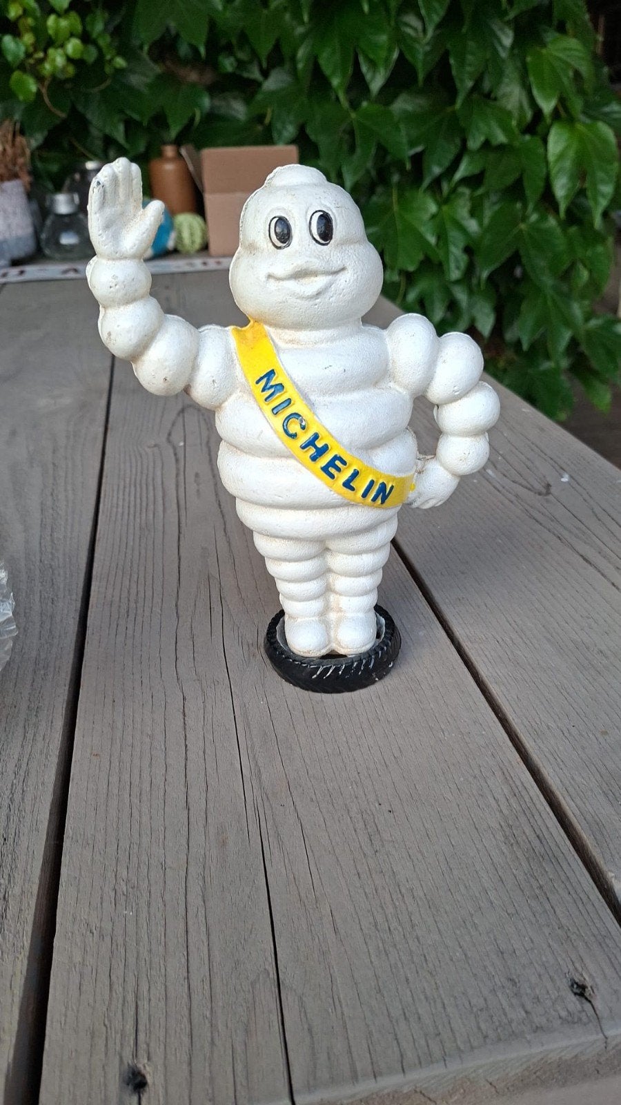 Michelin spaarpot, Verzamelen, Ophalen