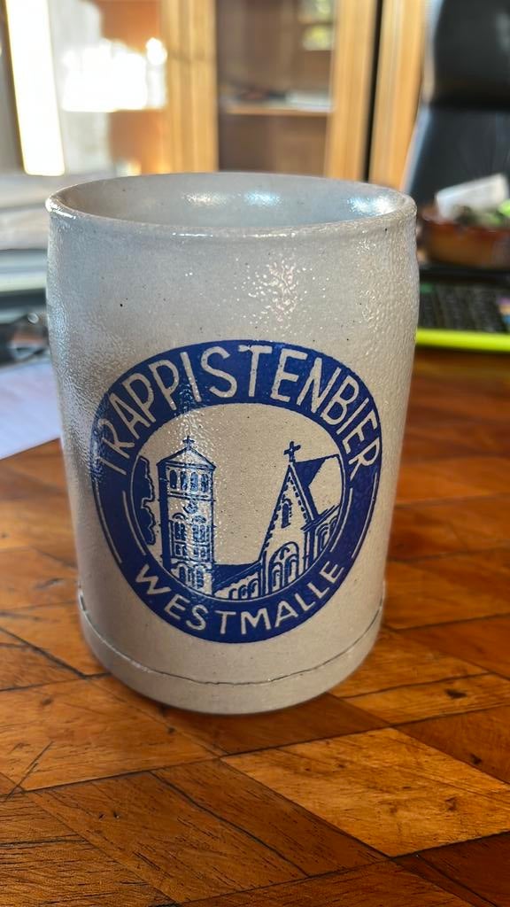 Chope Trappistenbier westmalle 0,5l, Enlèvement ou Envoi, Comme neuf