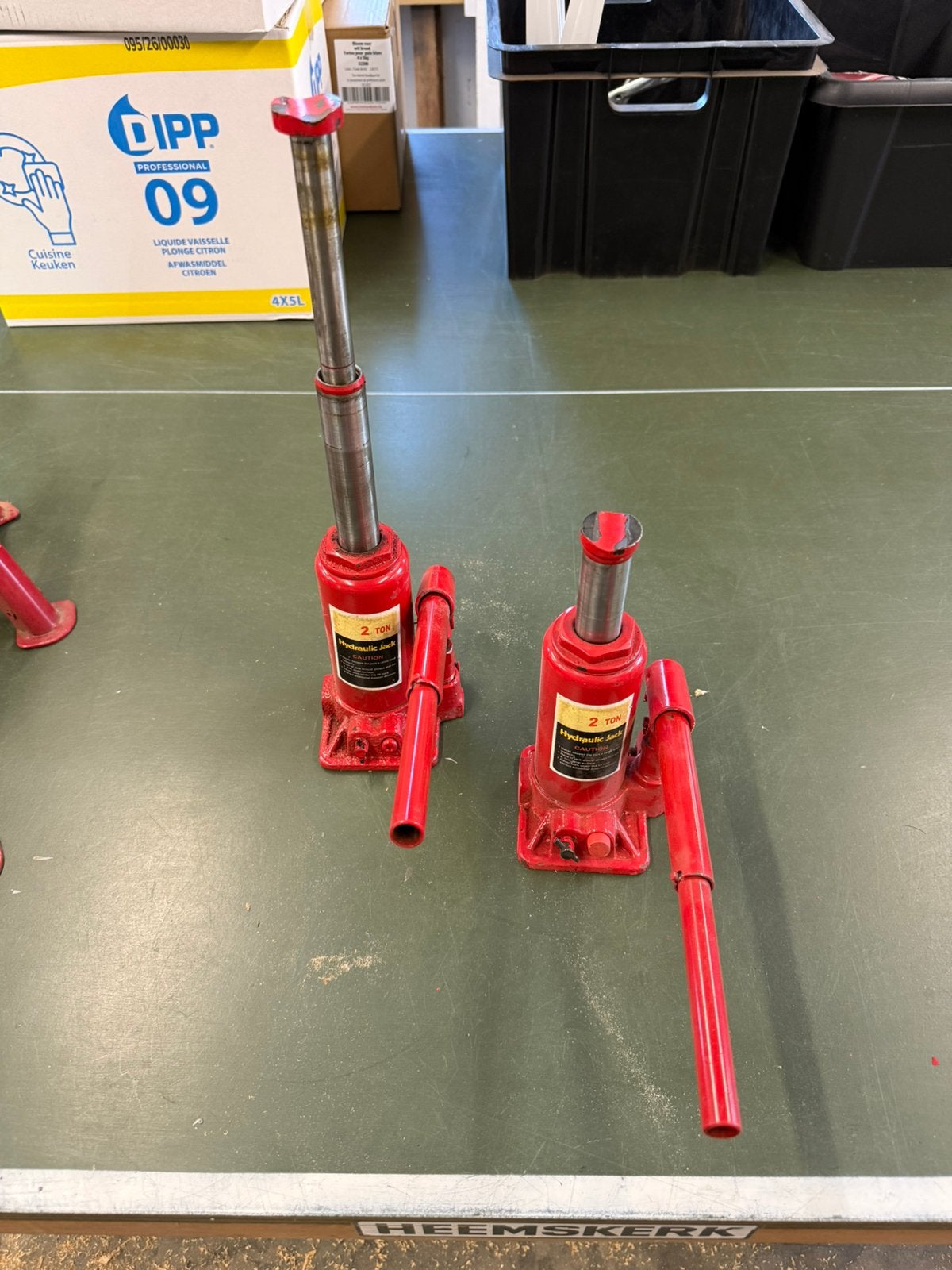 Dubbele potkrik, Auto diversen, Krikken, Ophalen of Verzenden, Zo goed als nieuw, Potkrik
