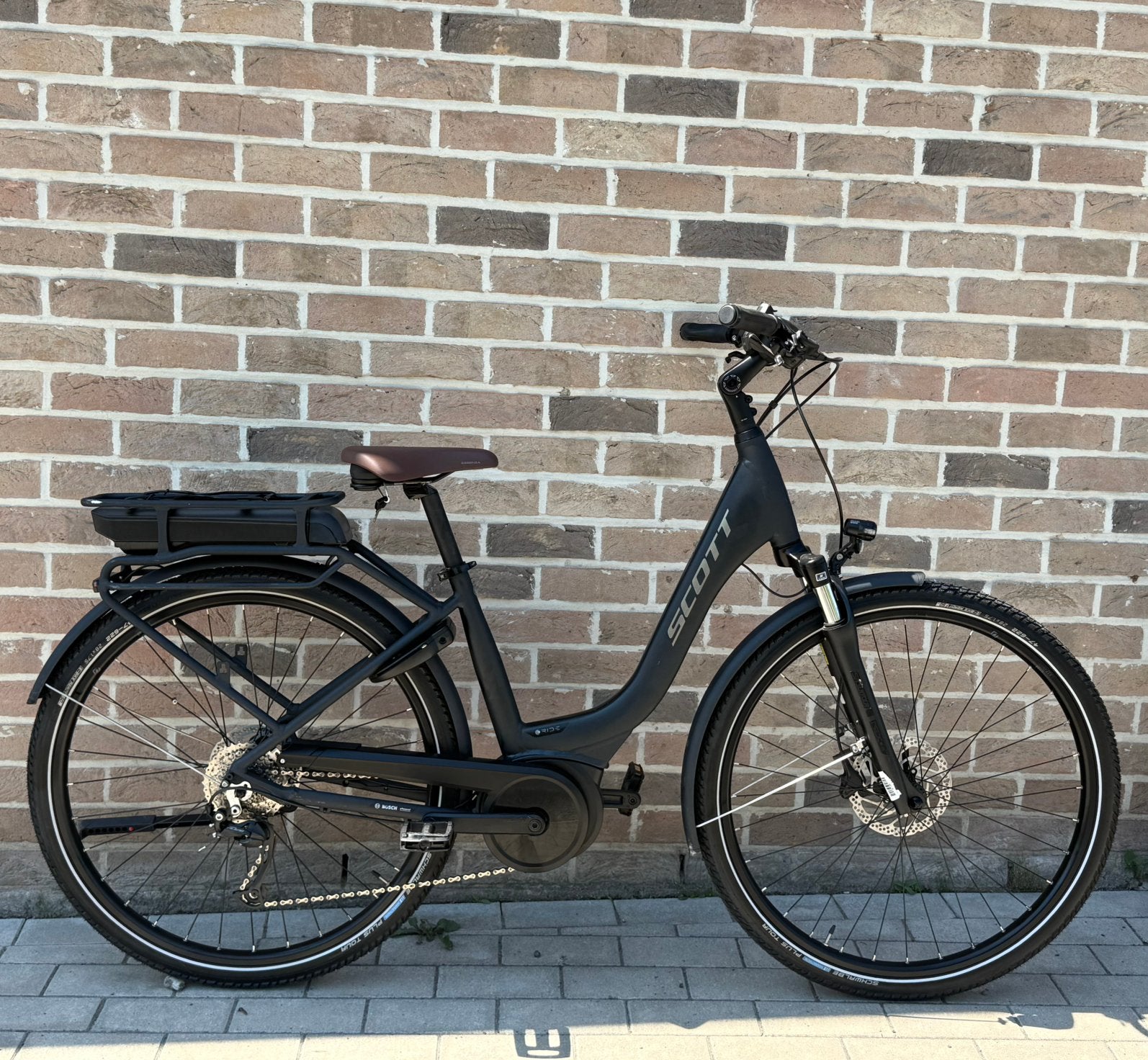 Vélo électrique Femme Scott taille S, Autres marques, Moins de 47 cm, 50 km par batterie ou plus, Comme neuf