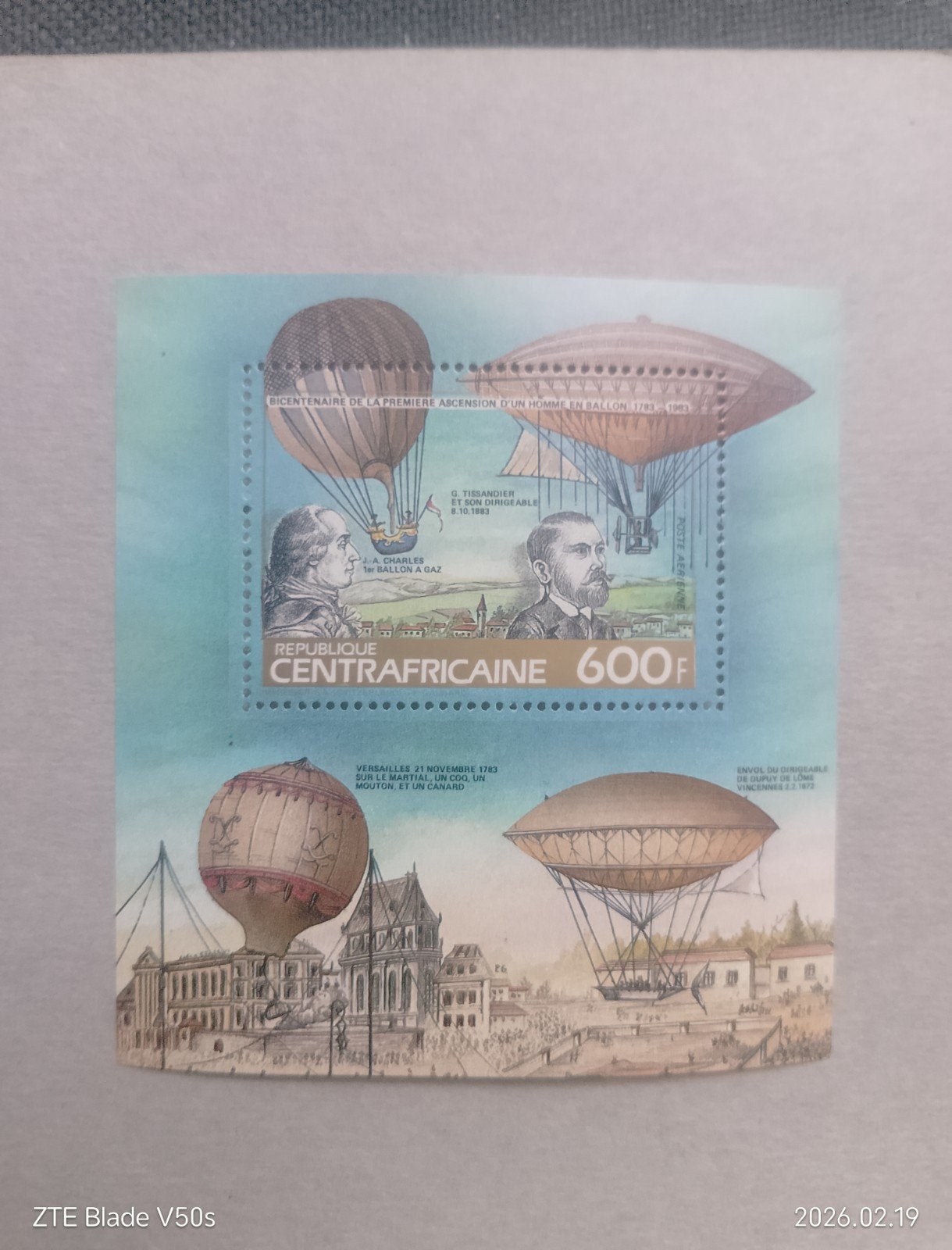 Zeppelin Ballon postzegels postfrisch, Ophalen of Verzenden