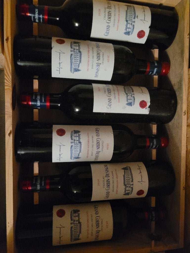 Grand corbin d'Espagne 2020 + huit Mazeyres pomerol 2020, Neuf, Pleine, Enlèvement, Vin rouge