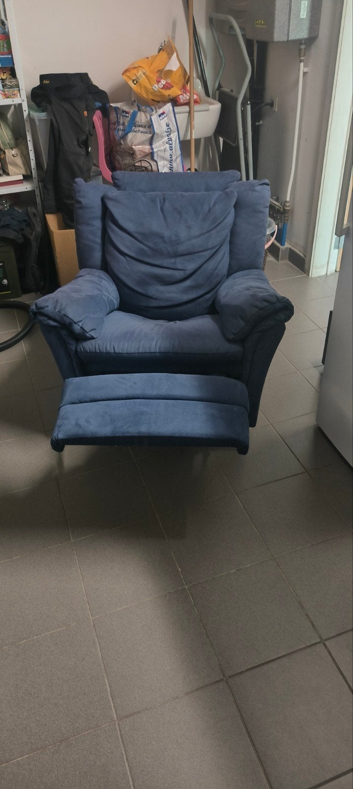 relaxstoel, Huis en Inrichting, Ophalen, Gebruikt, Stof