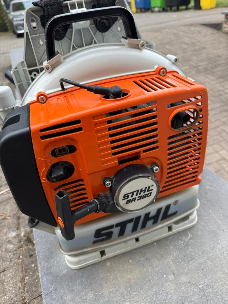 Stihl bladblazer BR 380, Jardin & Terrasse, Souffleurs de feuilles, Comme neuf, Porté à dos, Essence, Enlèvement