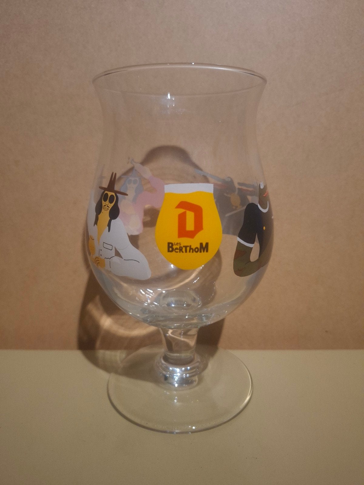 Duvel glas Berthom, Collections, Marques de bière, Enlèvement ou Envoi, Duvel