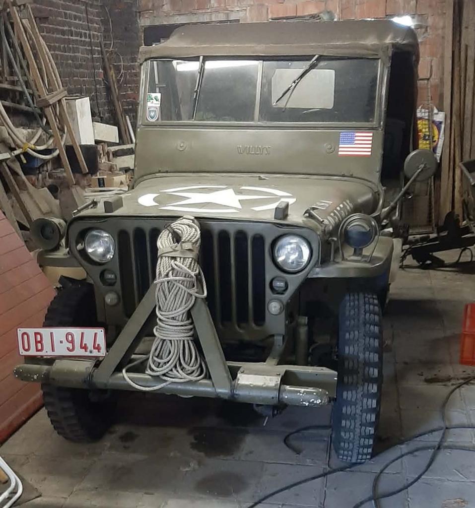 Bel ancêtre JEEP américaine 🇺🇸 Willys CJ - Diesel - 1952, Autos, Autres modèles, Achat, 2 places, Diesel