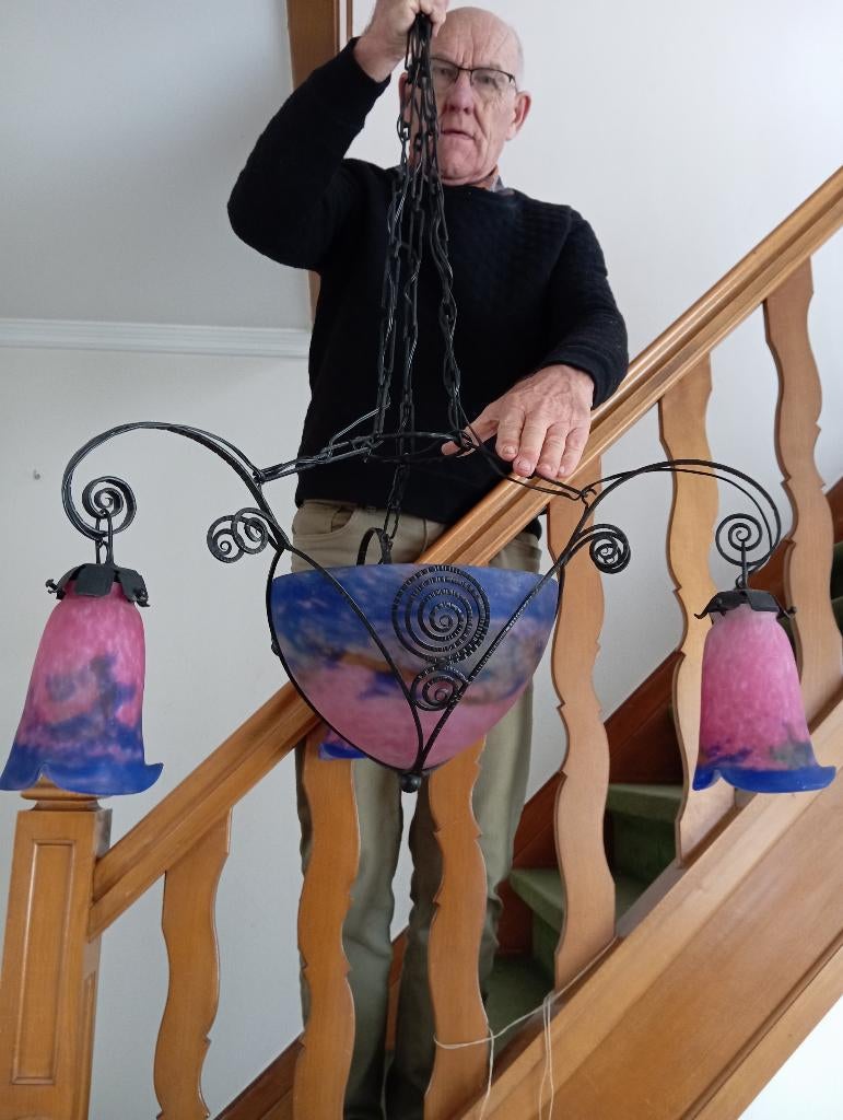 Antieke hanglamp, Antiek en Kunst, Ophalen