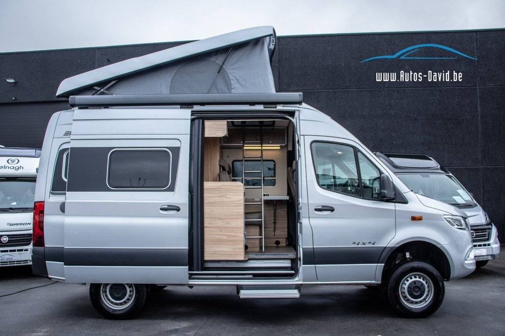 Hymer Grand Canyon S 4X4 Sprinter 419 CDI 4 Slaappl., Caravans en Kamperen, Mobilhomes, Automaat, ABS, Luifel, Koelkast