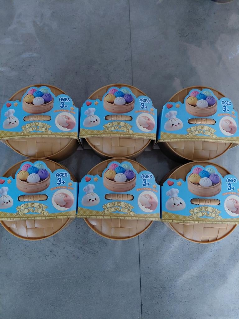 Dumpling regenboog 6x nieuw 8,5cm. Tiktok RAGE 2026, Kinderen en Baby's, Ophalen, Nieuw, Jongen of Meisje