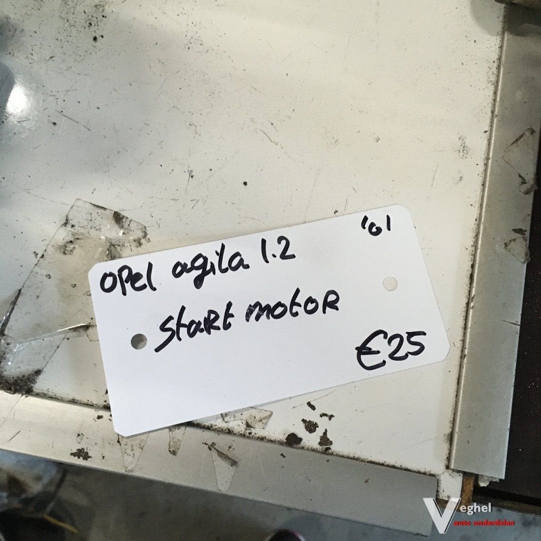 Opel Agila 1.2 2001 Startmotor, Gebruikt, -, -, Ophalen of Verzenden