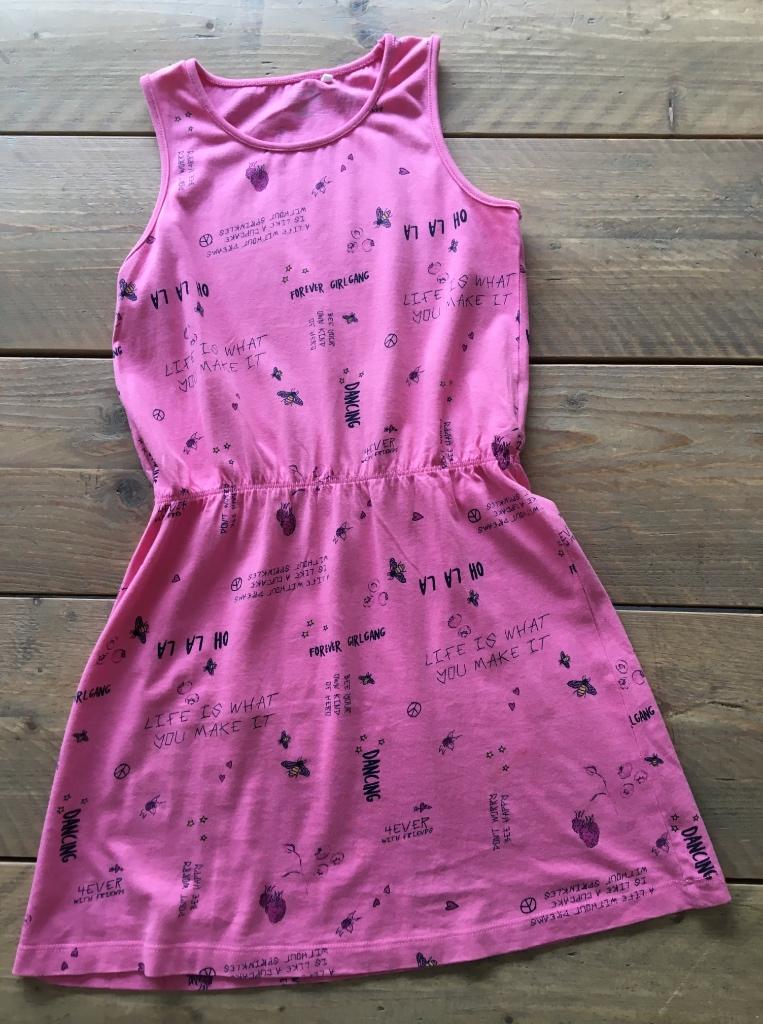 NAME IT, roze jurk 134 - 140, Kinderen en Baby's, Kinderkleding | Maat 134, Ophalen of Verzenden, Name it, Meisje, Jurk of Rok