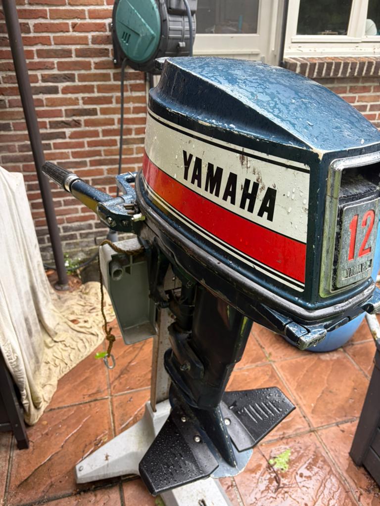 Yamaha buitenboordmotor 12 pk, Watersport en Boten, Ophalen, 10 tot 30 pk, Gebruikt, Buitenboordmotor