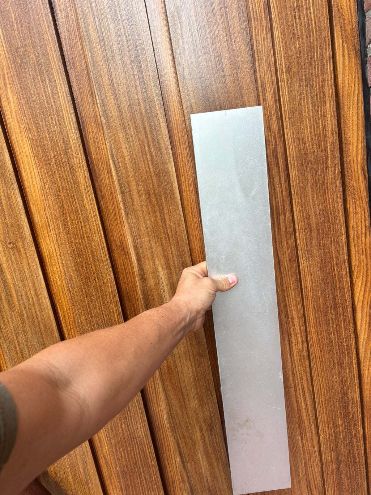 Grande poignée de porte fixe vintage, années 1960, Enlèvement ou Envoi, Utilisé
