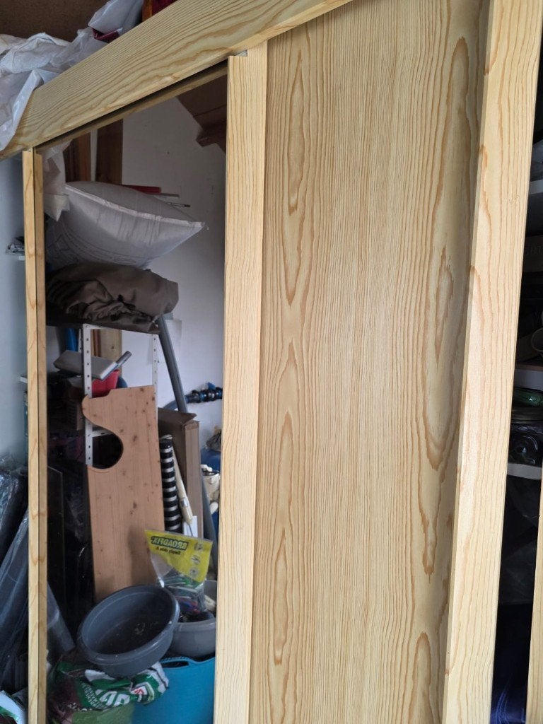 schuifdeuren van kast, Huis en Inrichting, Kasten | Kleerkasten, Ophalen, Gebruikt, 50 tot 100 cm, Minder dan 25 cm