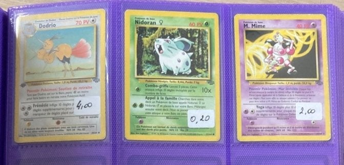 Pokémon kaarten: Frans Base - Jungle, Ophalen of Verzenden, Zo goed als nieuw, Losse kaart, Foil