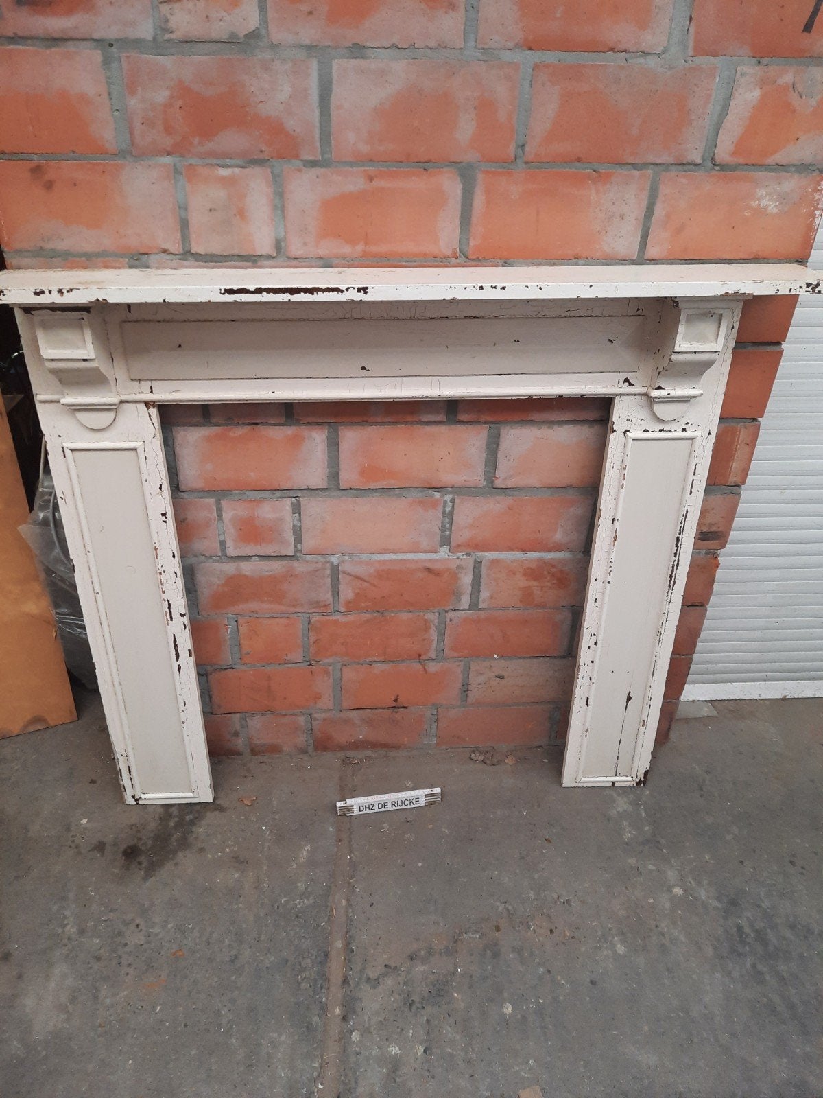 Houten schouwmantel, Huis en Inrichting, Haarden, Ophalen, Gebruikt, Onbekend, Onbekend