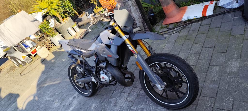 Schakelbrommer, Fietsen en Brommers, Minibikes, Midibikes en Pitbikes, Gebruikt, Schijfrem, Ophalen