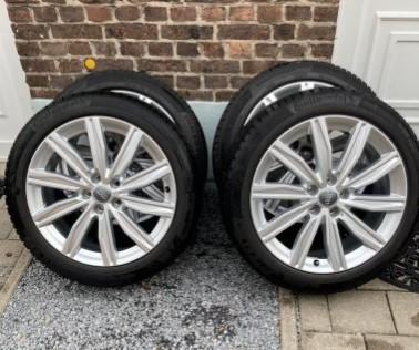 Originele Audi A6 velgen winterbanden 245 45 R19 6 mm, Auto-onderdelen, Banden en Velgen, Velg(en), Winterbanden, 19 inch, 245 mm