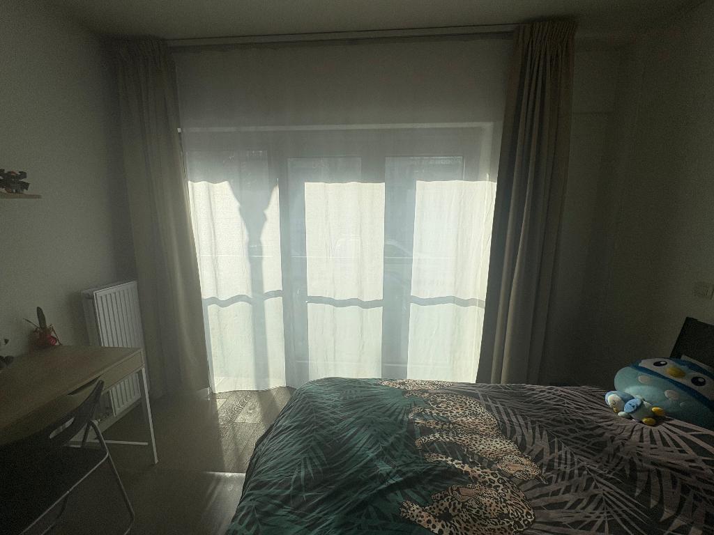 Rideaux, rideaux et tringle (3 m), 200 cm ou plus, Beige, Comme neuf, Enlèvement
