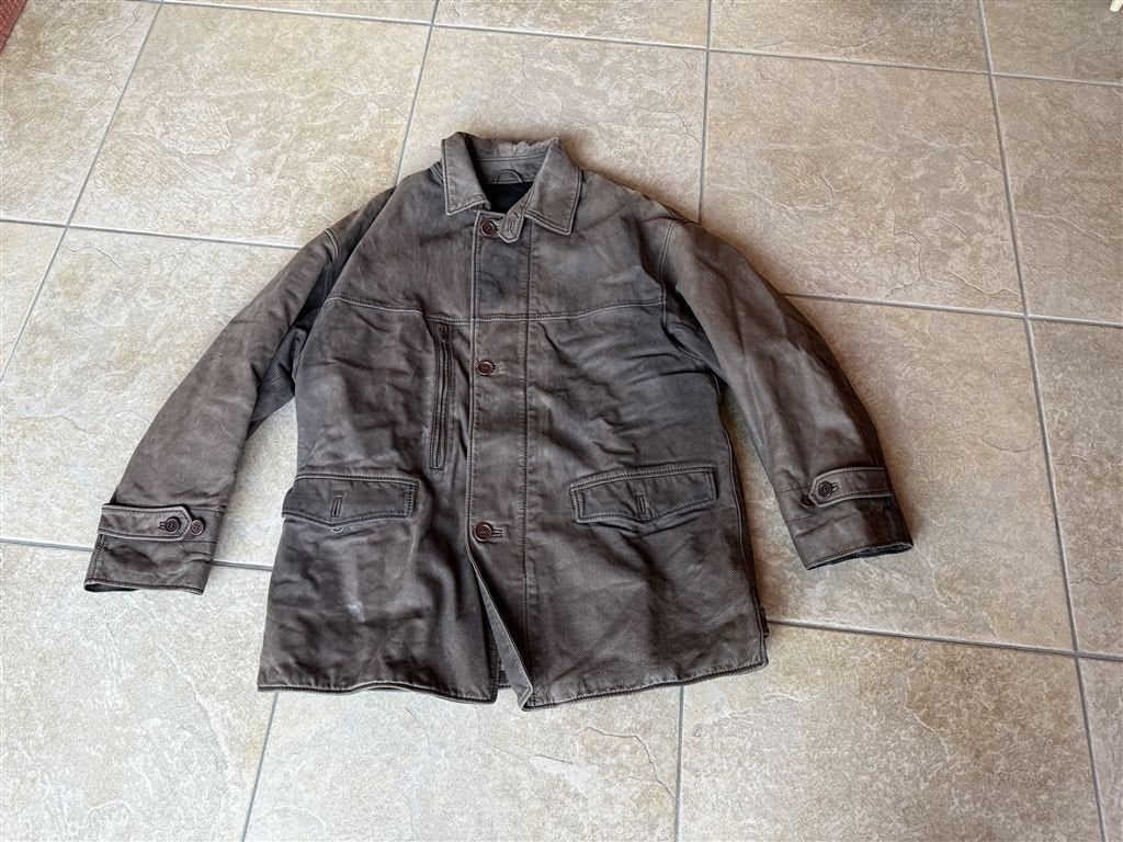 leren jas - ermenegildo zegna luxury leather jacket, Vêtements | Hommes, Vestes | Hiver, Enlèvement ou Envoi, Comme neuf
