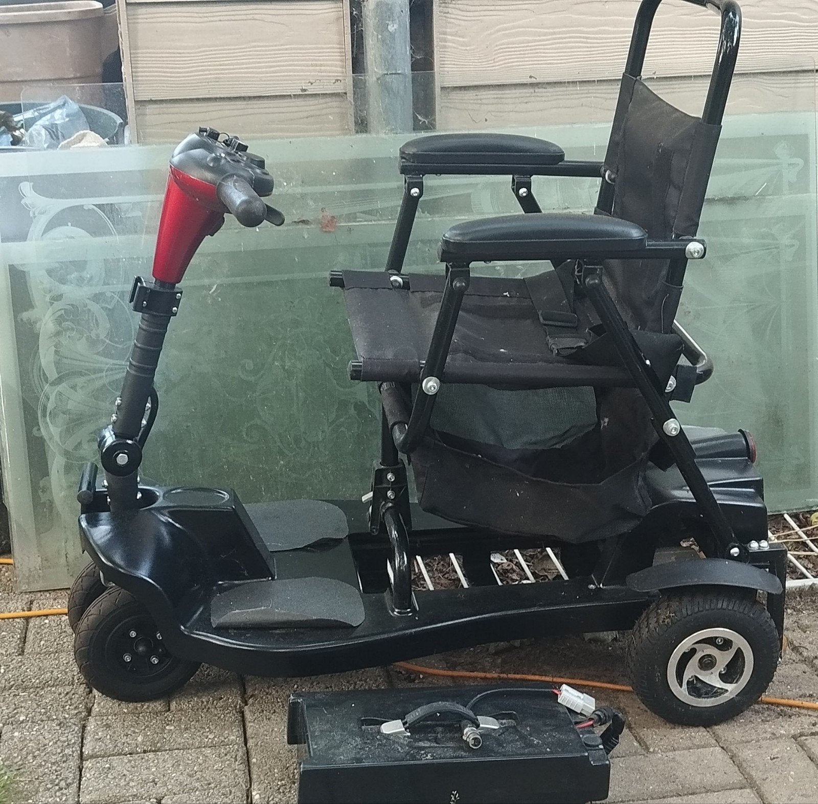 scootmobiel Wisking plooibaar, 10 km/u of minder, Zo goed als nieuw, 15 km of minder, Ophalen