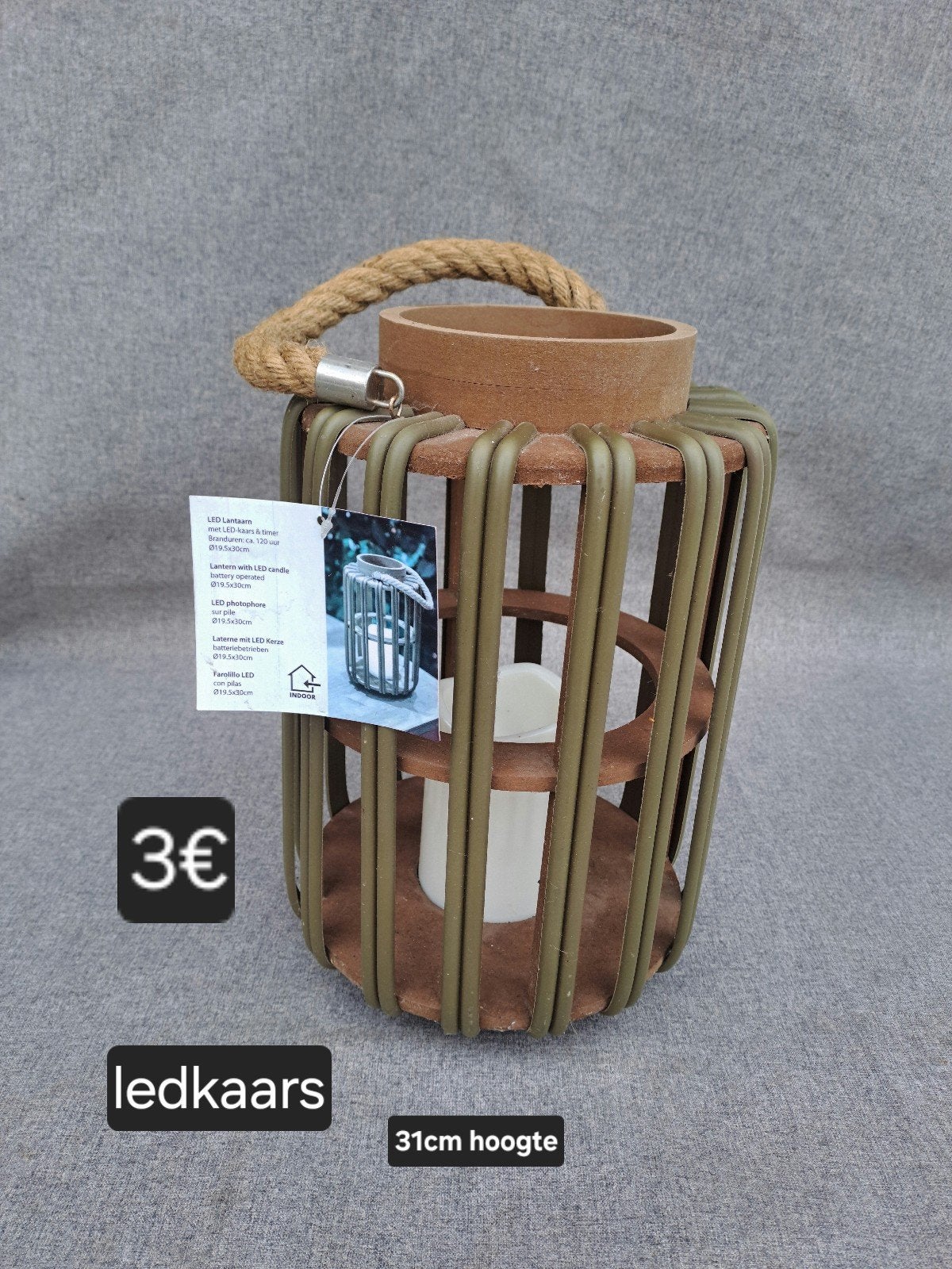 windlicht led lamp nieuw, Ophalen, Windlicht