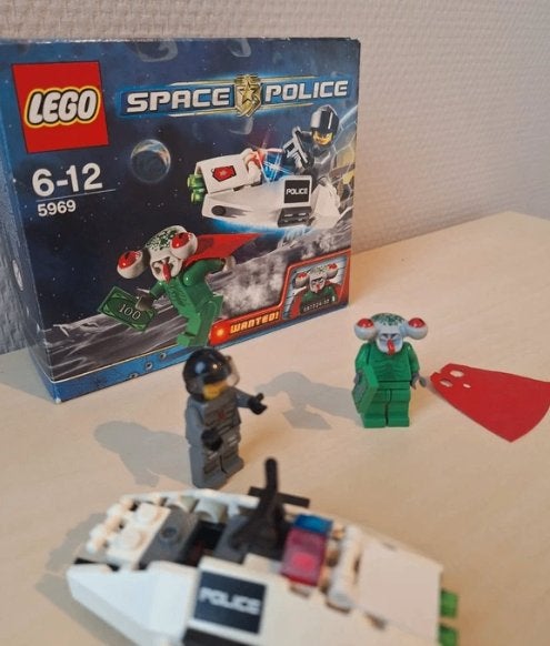 Lego space Police 5969 Squidman's escape, Lego, Ophalen of Verzenden, Zo goed als nieuw, Space
