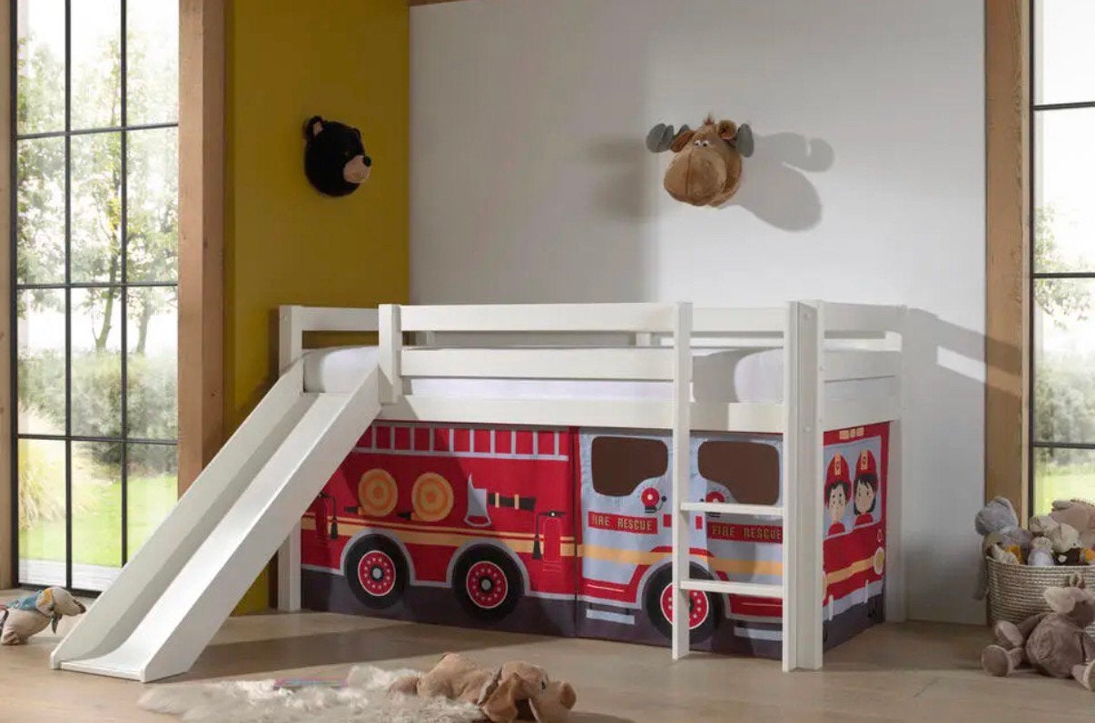 Lit superposé pour sapeurs-pompiers/lit mezzanine 90x200, Enlèvement ou Envoi, Utilisé, Lit mezzanine
