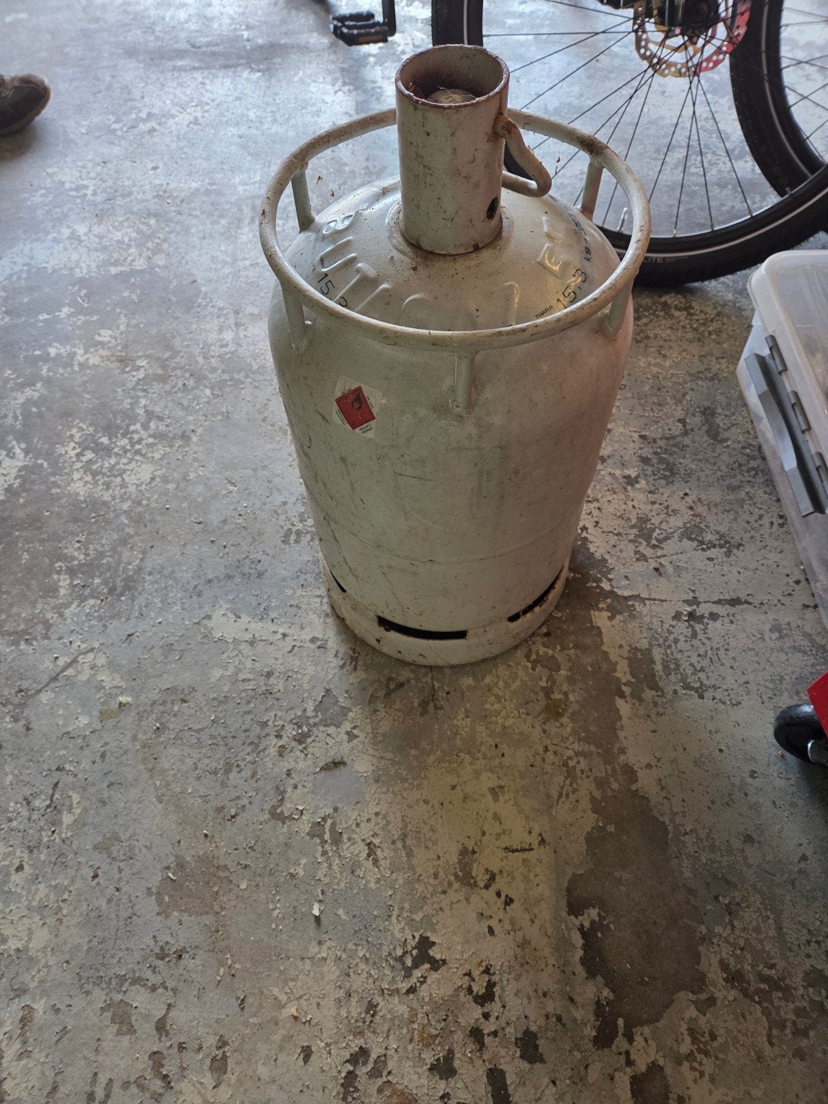 bouteille de gaz, Enlèvement, Comme neuf