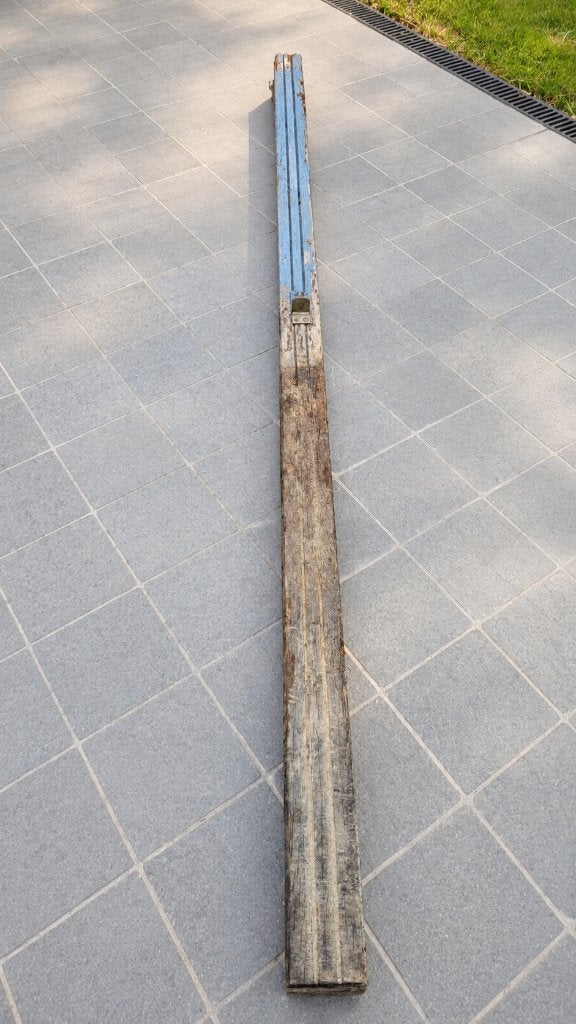 Azobe balk gratis, Tuin en Terras, Ophalen, 250 cm of meer, Hardhout