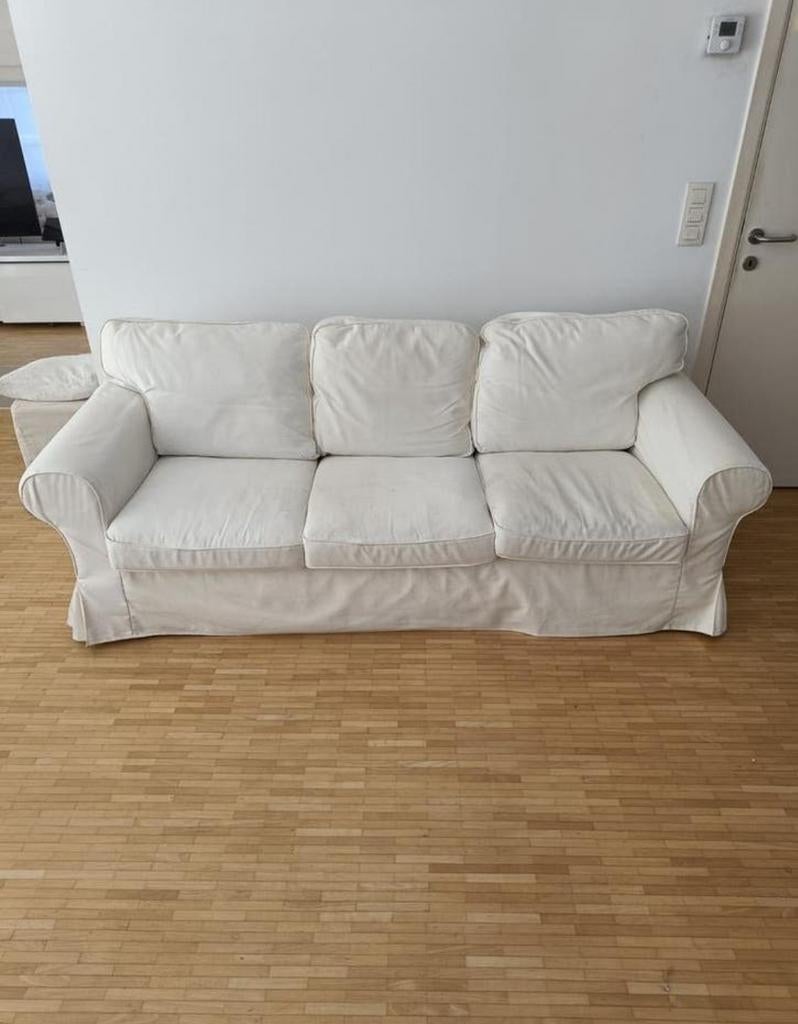Zetel 3-zit ektorp, Huis en Inrichting, Ophalen, Gebruikt, Driepersoons, Rechte bank