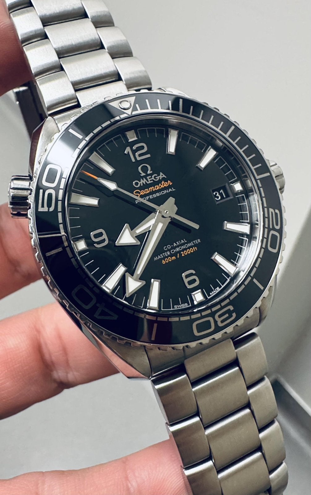 Omega seamaster planet ocean 600m, Handtassen en Accessoires, Horloges | Heren, Ophalen of Verzenden, Nieuw, Polshorloge, Omega