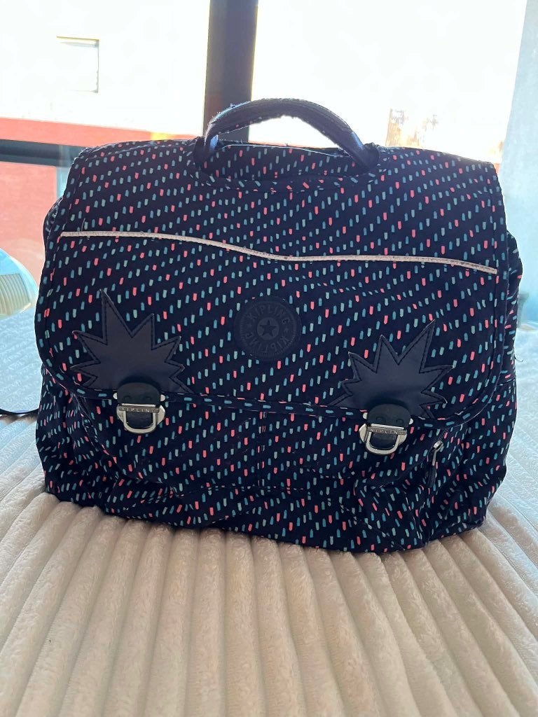 Kipling boekentas, Enlèvement, Utilisé, Bleu, Porte-documents ou Cartable