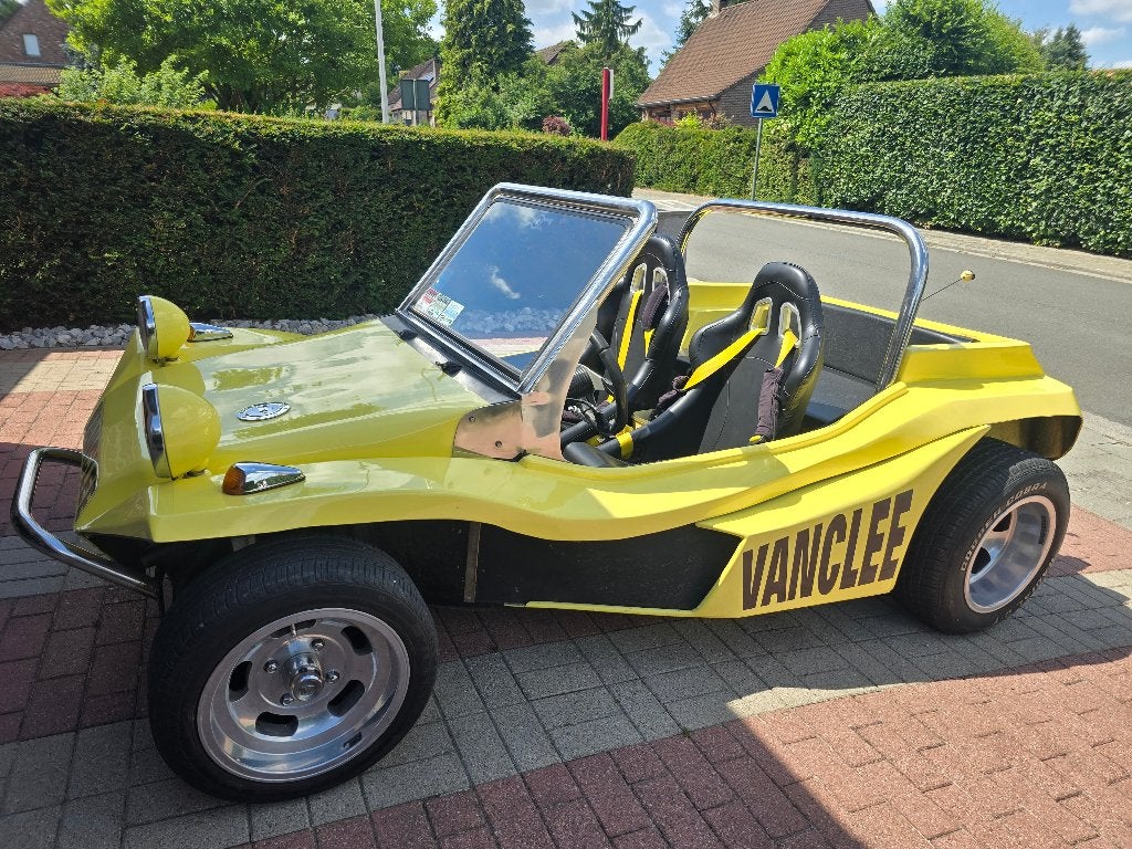 Vw van clee, Auto's, Achterwielaandrijving, Zwart, Cabriolet, Geel