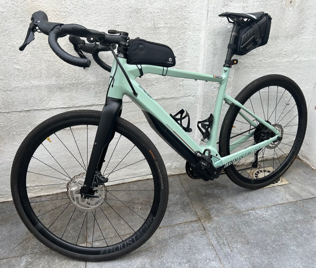 VAE Moustache Dimanche 29.3 Gravel, Gebruikt, 10 tot 15 versnellingen, Overige maten, Schijfrem