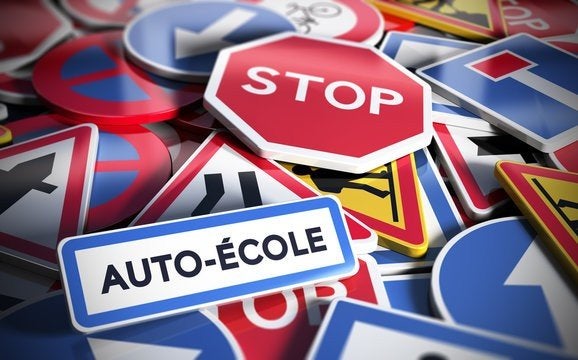 Cours de conduite voiture , auto école, Enlèvement