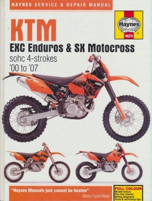(m27) KTM EXC Enduros & SK Motocross sohc 4-strokes, Envoi, Utilisé