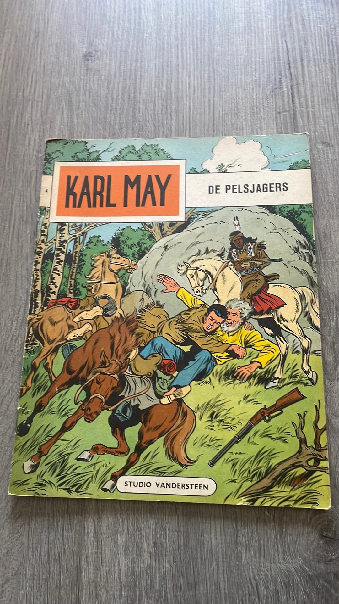 Strip Karl May, Boeken, Eén stripboek, Ophalen, Gelezen