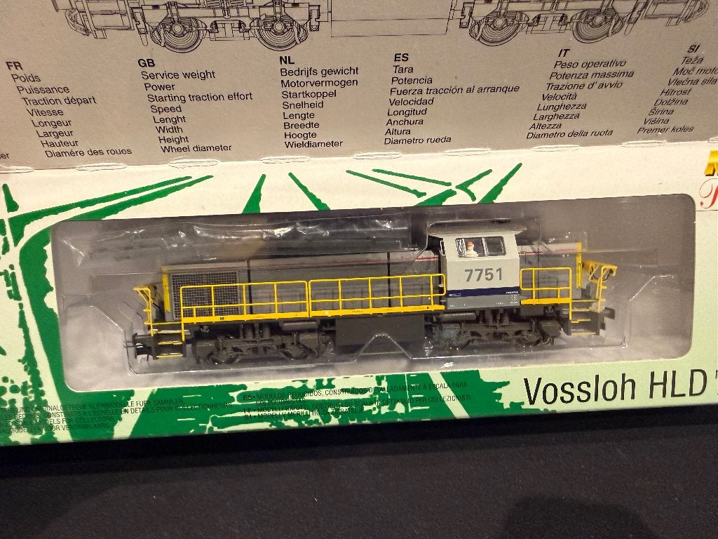 Locomotive Mehano 77 SNCB – 7751 – HO – Digital DC, Autres marques, Comme neuf, Courant continu, Locomotive